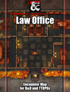 Law Office Battlemap w/Fantasy Grounds support - TTRPG Map