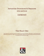 AD&D5E: The Half-Orc
