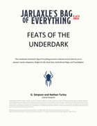 Jarlaxle's Bag of Everything: Feats of the Underdark