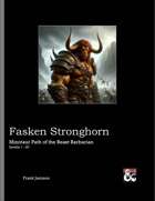 Fasken Stronghorn: Minotaur Path of the Beast Barbarian