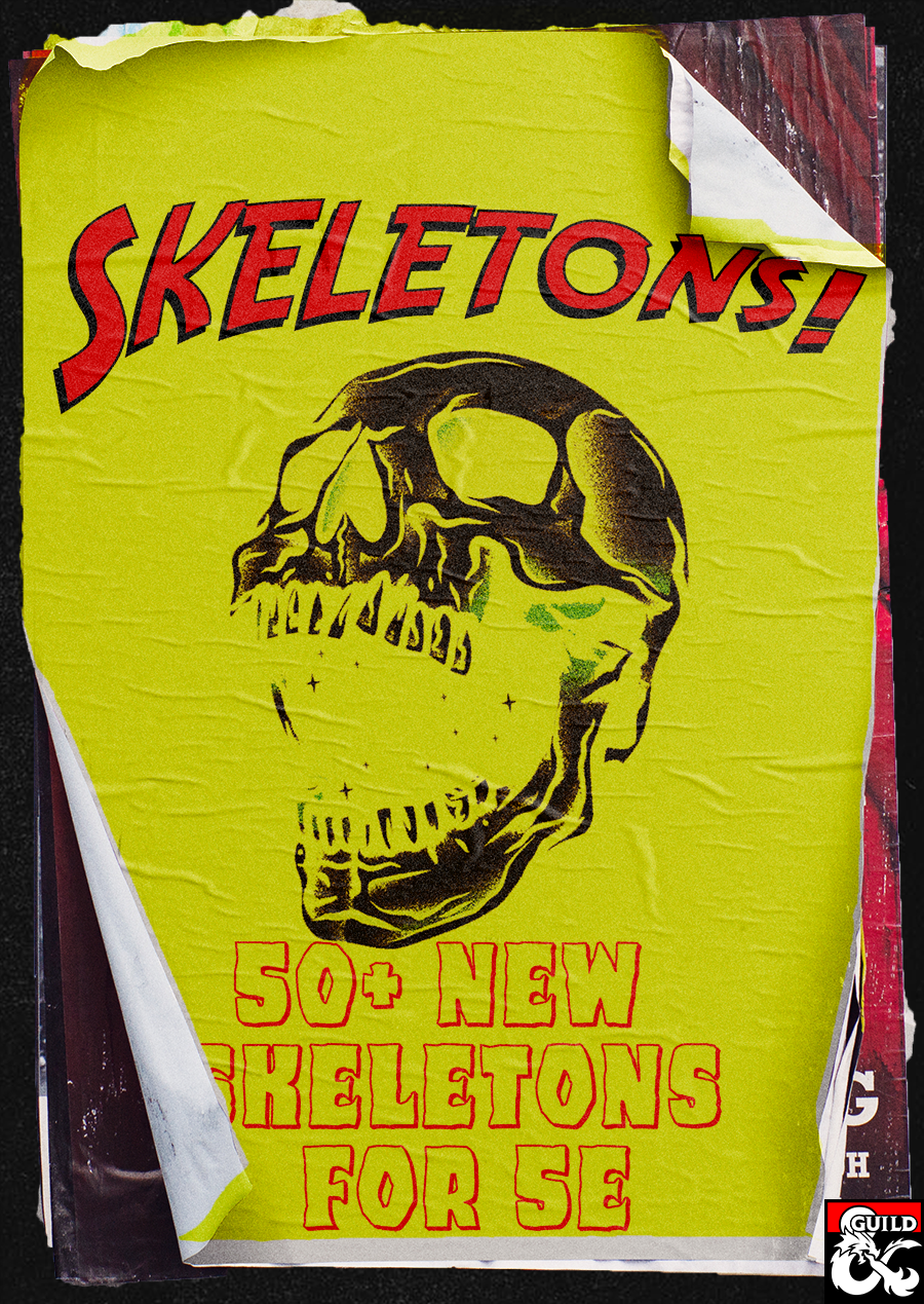 Skeletons! 50 New Skeletons for 5e - Dungeon Masters Guild