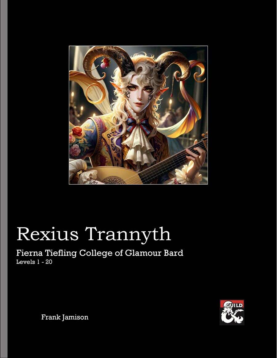 Rexius Trannyth: Fierna Tiefling College of Glamour Bard - Dungeon ...