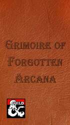 Grimoire of Forgotten Arcana