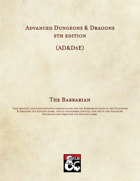 AD&D5E: The Barbarian