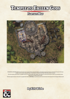 Temple to Fallen Gods Fantasy Map