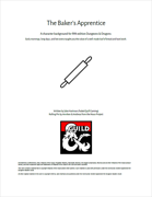 The Baker's Apprentice