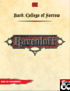 Bard: College of Sorrows