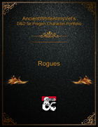 D&D 5e Pregen Character Portfolio - Rogues v1.0 [BUNDLE]