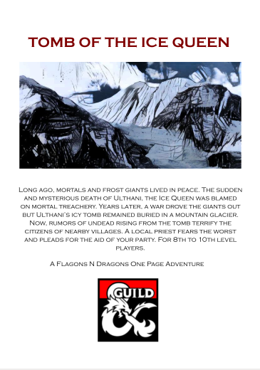 Tomb of the Ice Queen - Dungeon Masters Guild | DriveThruRPG