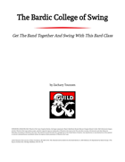 The Bardic College of Swing