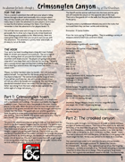 Crimsonglen Canyon - A Short Western Adventure (Levels 1-3)
