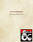 Occult Barbarians: Witch Hunter, Deadblood, Punished and Accursed