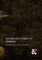 Naturalist's Guide to Eberron - Volume Five
