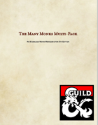 The Many Monks Multi-Pack, an 8 Subclass Bundle for 5th Edition