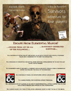 Escape from Elemental Manor!