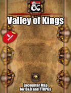 Valley of Kings -  Battlemap w/Fantasy Grounds support - TTRPG Map
