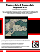Shadowdale and Daggerdale High Resolution Regional Map