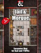 Police Station and Morgue w/Fantasy Grounds support - TTRPG Map