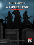 Barovia Gazetteer: Van Richten's Tower