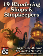 19 Wandering Shops & Shopkeepers