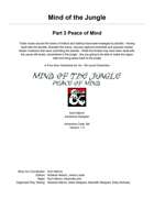 Mind of the Jungle Part 3 Peace of Mind