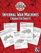 Infernal War Machine Character Sheets