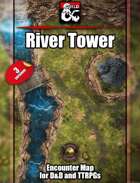 Tower by the River battlemaps w/Fantasy Grounds support - TTRPG Map