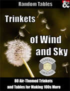Trinkets of Sky and Wind - Elemental Air Creation Tables (Fantasy Grounds)