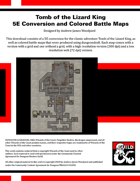 I2: Tomb of the Lizard King - 5E Conversion and Colored Battle Maps