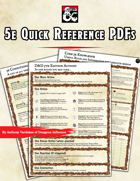 5e Quick Reference PDFs [BUNDLE]