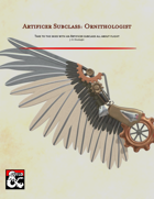 Artificer Specialist: Ornithologist