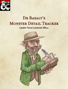 Dr Basalt's Monster Detail Tracker