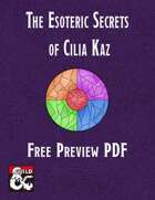 The Esoteric Secrets of Cilia Kaz Free Preview