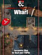 Wharf/Docks battlemaps w/Fantasy Grounds support - TTRPG Map