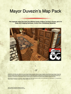 Mayor Duvezin's House Maps, from Candelkeep Mysteries