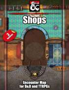 Magic Shop, Seamstress, Coach House & Stable battlemaps w/Fantasy Grounds support - TTRPG Map