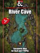 River Cave battlemaps w/Fantasy Grounds support - TTRPG Map
