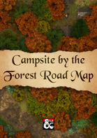 Campsite by the Forest Road Maps