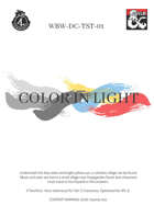 Color in Light (WBW-DC-TST-01)