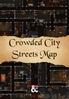 Crowded City Streets Map