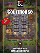Courthouse battlemap w/Fantasy Grounds support - TTRPG Map