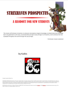 Strixhaven Prospectus