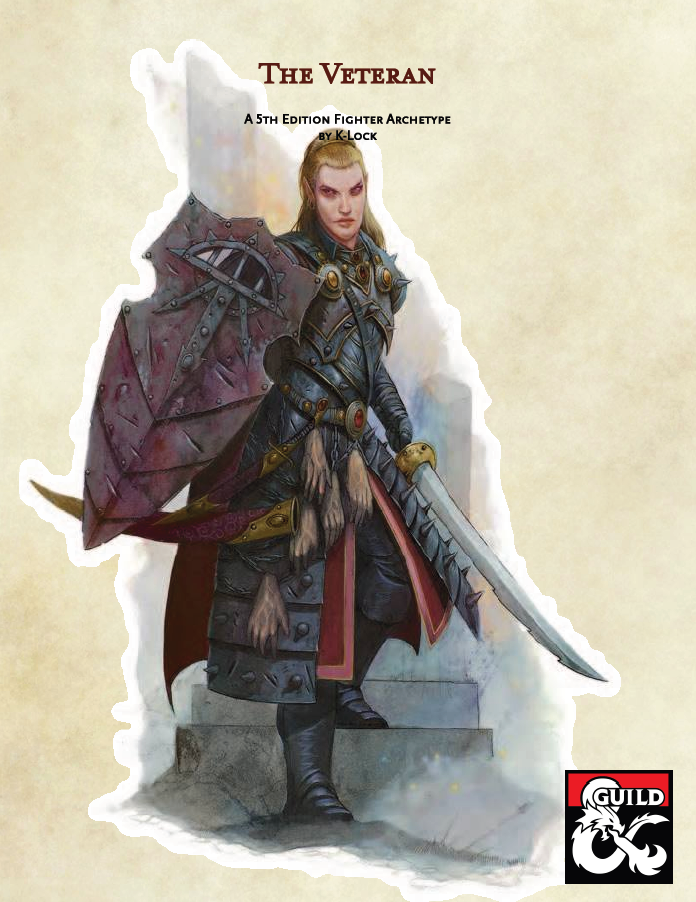 The Veteran - 5th Edition Fighter Archetype - Dungeon Masters Guild ...