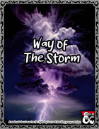 Way of the Storm (Cantrip Based Subclass)