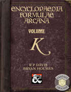 Encyclopaedia Formulae Arcana - K (Fantasy Grounds)
