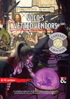 Volo's Vetted Vendors — 20 shops & shopkeepers (Fantasy Grounds)