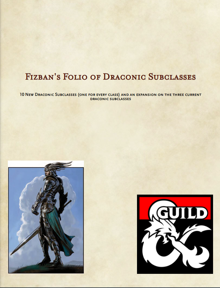 Fizban's Folio of Draconic Subclasses
