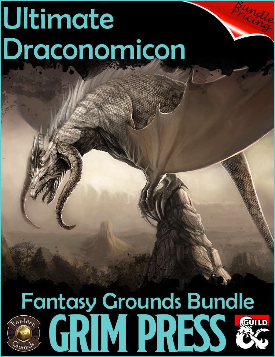 FANTASY GROUNDS Ultimate Draconomicon [BUNDLE] - Dungeon Masters Guild ...