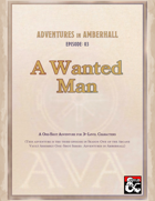 Adventures in Amberhall: A Wanted Man