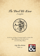 The Devil We Know - A Curse of Strahd Supplement